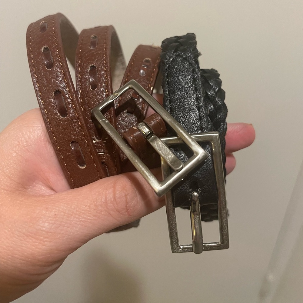 Black and Brown belt - size small